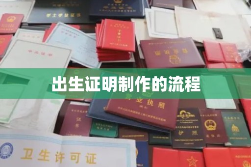 北安出生证明制作的流程