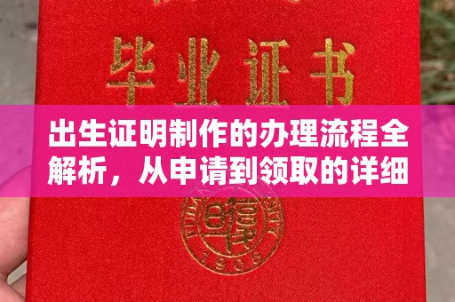 北安出生证明制作的办理流程全解析，从申请到领取的详细指南