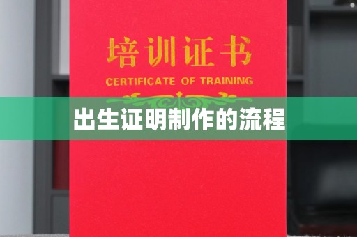 北安出生证明制作的流程